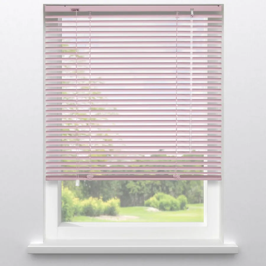 Kwantum Aluminium Jaloezieën|Houten Jaloezieën*Aluminium Jaloezie Belle 25mm Roze