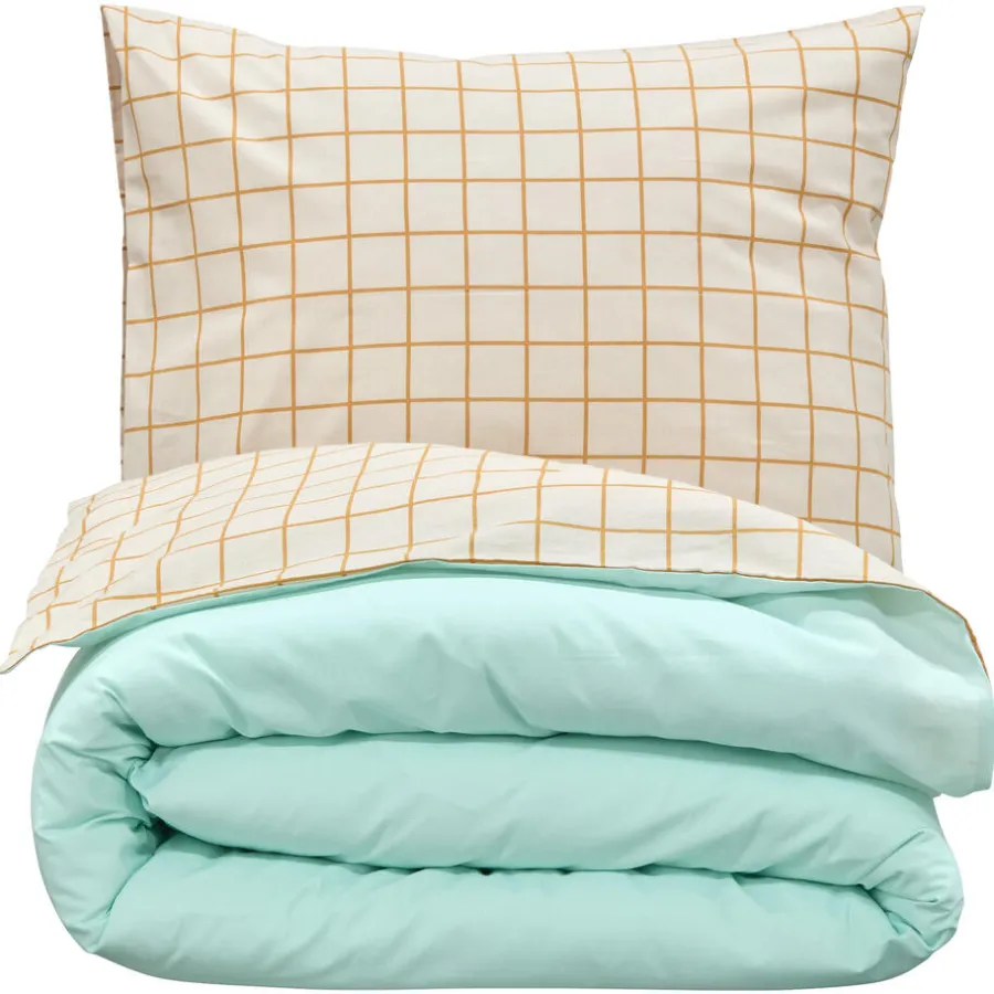 Kwantum Dekbedovertrekken|Beddengoed*Dekbedovertrek Andy Mint 240x240 Cm 240X240CM