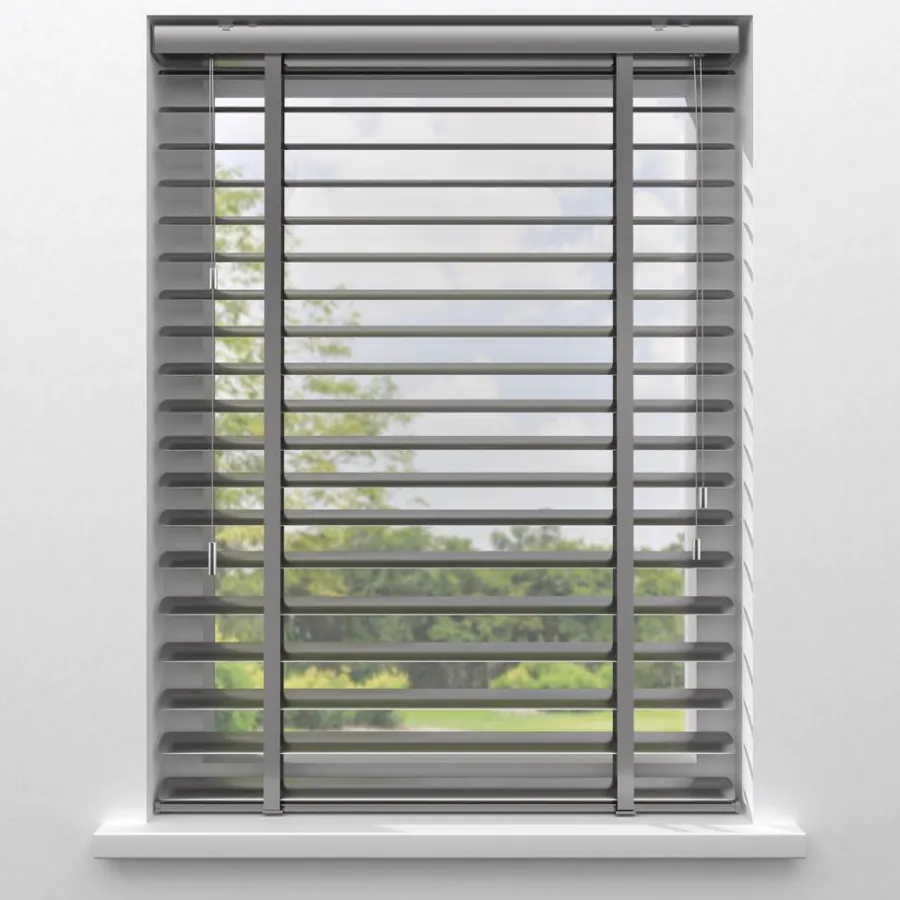 Kwantum Aluminium Jaloezieën|Houten Jaloezieën*Fenstr Aluminium Jaloezie Marlijn Brons 50mm