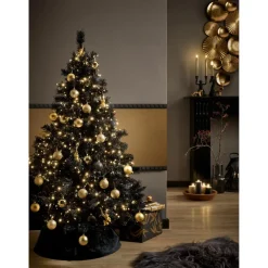 Kwantum Kerstballen & Kerstornamenten*Kerstbal 10 Stuks Zwart