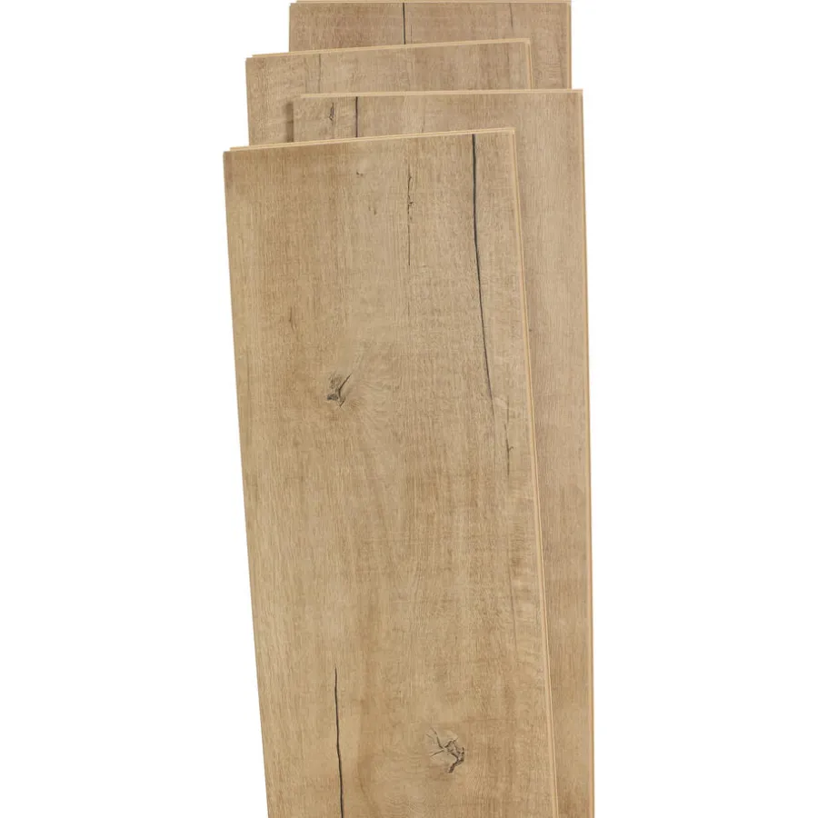 Kwantum Extra Breed Laminaat|Houtlook Laminaat*Laminaat Brampton Naturel Eiken XL Plank Je berekent hoeveel meters je nodig hebt door lengte en breedte in te vullen
