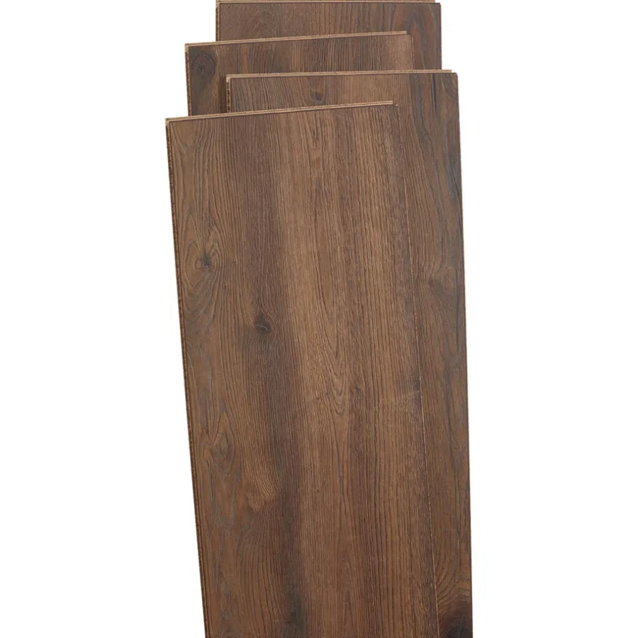 Kwantum Houtlook Laminaat|Extra Breed Laminaat*Laminaat Walsh Donker Eiken XL Plank Je berekent hoeveel meters je nodig hebt door lengte en breedte in te vullen