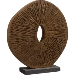 Kwantum Decoratie Beelden*Object Nora Hout Bruin 30x38 Cm 030X038CM