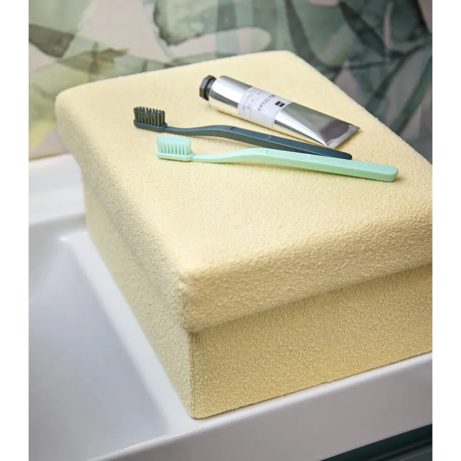 Kwantum Overige Opbergers*Opbergbox Borre Geel - 33x24x15 Cm