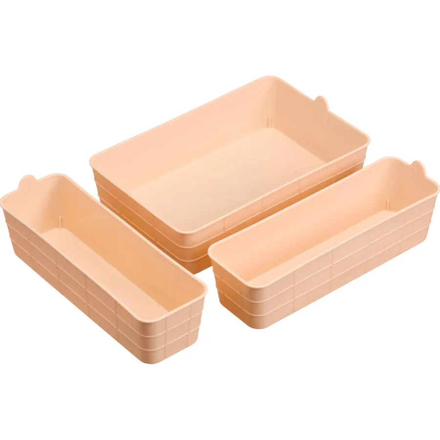 Kwantum Opbergboxen & Lades*Opbermand Mini Groot - 3 Stuks Oranje