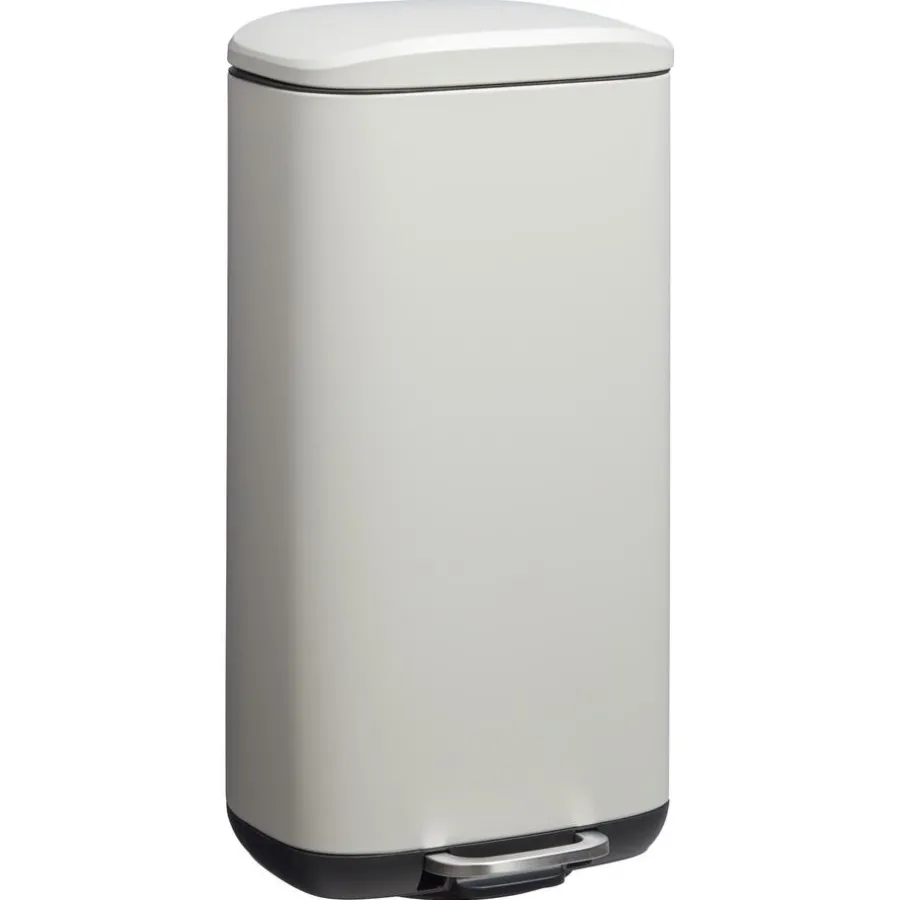 Kwantum Afvalbakken*Pedaalemmer Lux 30 Liter Lichtgrijs