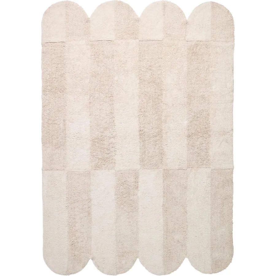 Kwantum Vloerkleden|Vloerkleden Woonkamer*Vloerkleed Boulia Wit 160x230 Cm