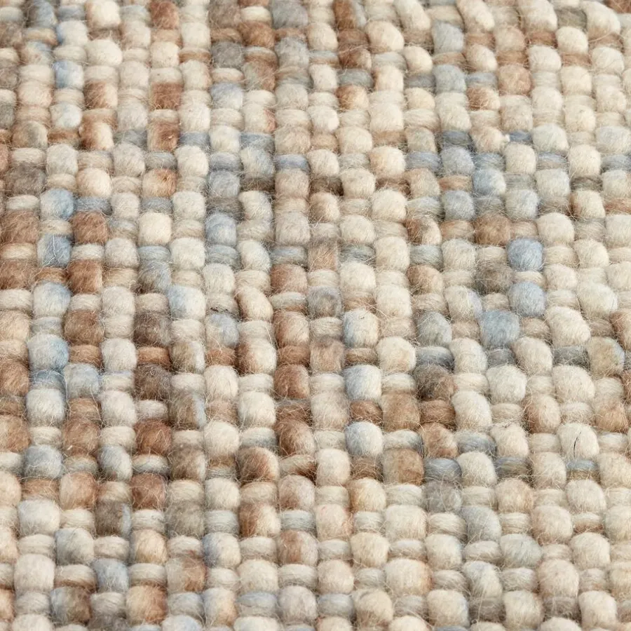 Kwantum Vloerkleden|Vloerkleden Woonkamer*Vloerkleed Essex Zand 190x280 Cm